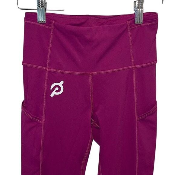 Lululemon X Peloton Women Together We Go Far Fast Free Legging Fuchsia Sz 4 NWOT - Picture 2 of 11